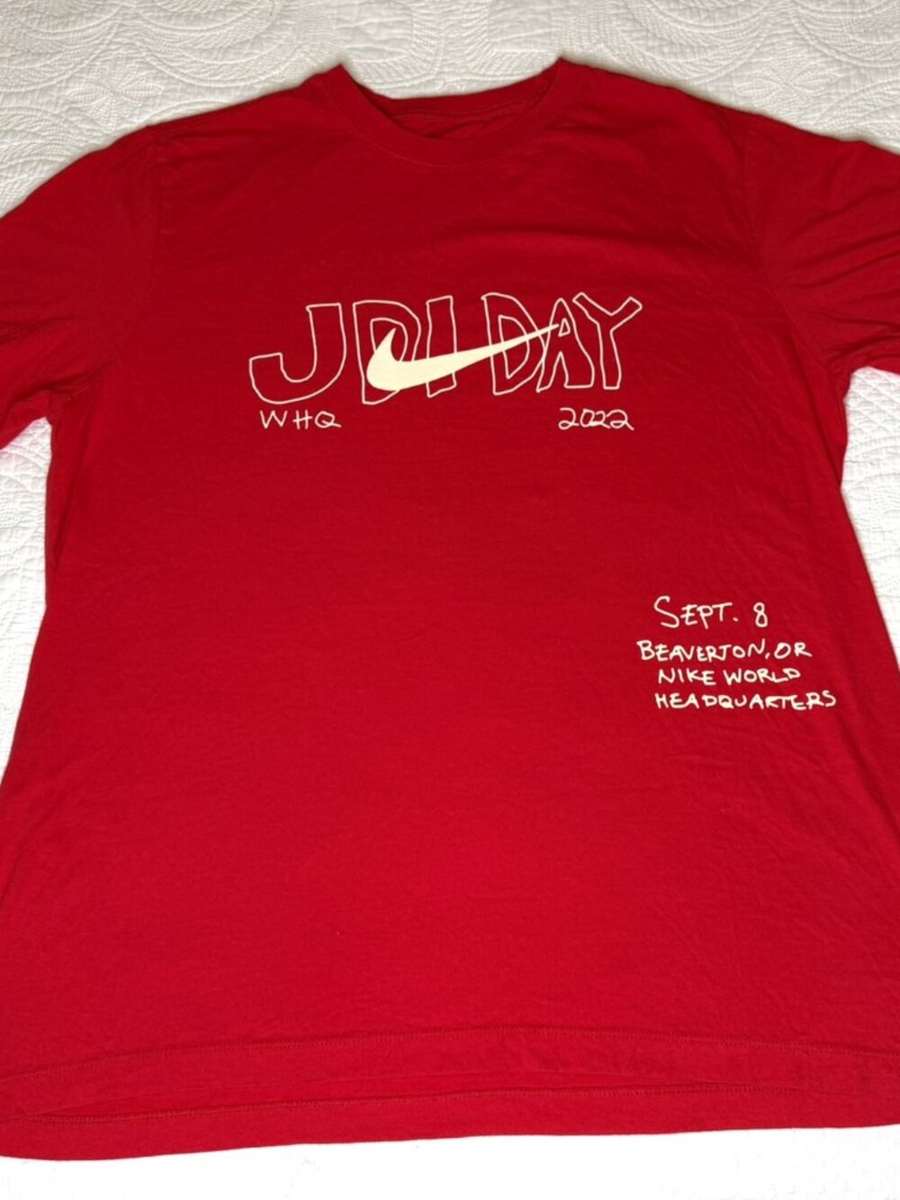 [Deadstock] Nike Travis Scott Cactus Jack 2022 WHQ Employee Shirt Red